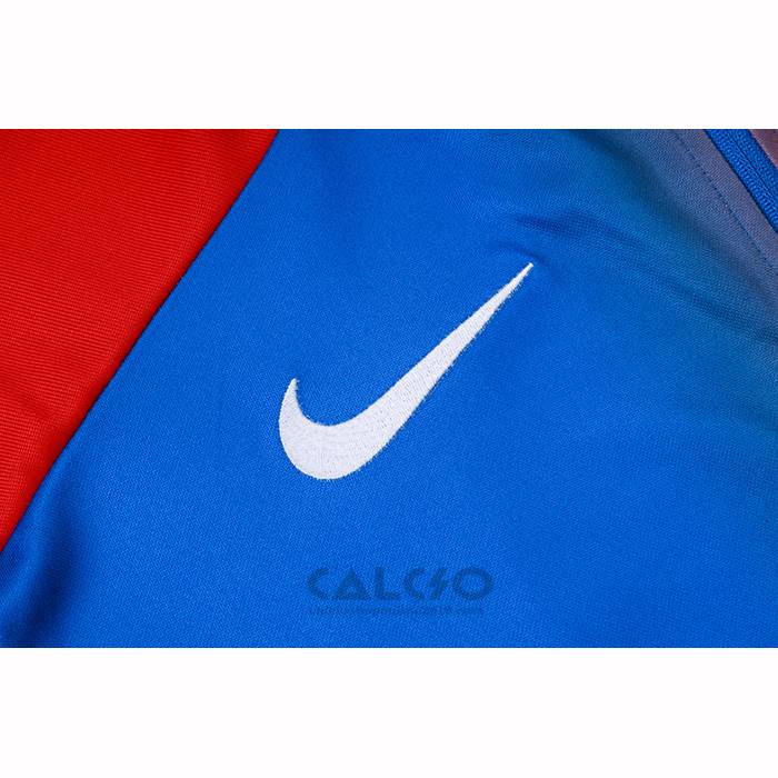 Tuta da Track di Felpa Paris Saint-Germain Bambino 2025-2026 Blu Rosso